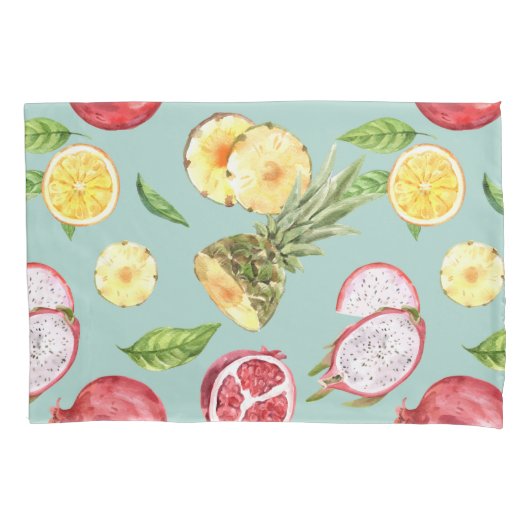 Housse D'oreillers Patters de Tropical Fruit (devant-gauche)