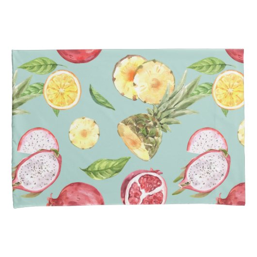 Housse D'oreillers Patters de Tropical Fruit (devant-Droit)