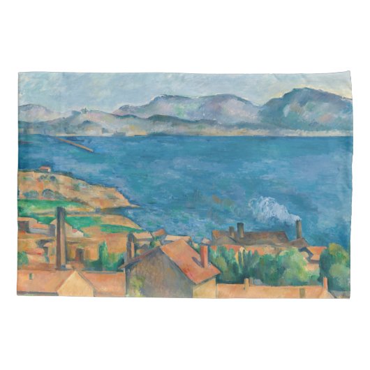 Housse D'oreillers Paul Cezanne - Baie de Marseille, vue d'Estaque (Dos)