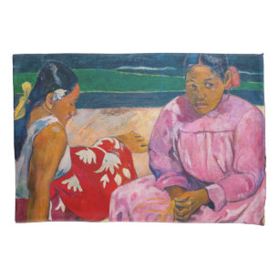 Housse D'oreillers Paul Gauguin - Femmes tahitiennes sur la plage