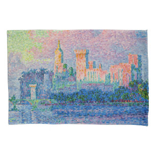 Housse D'oreillers Paul Signac - Le Palais des Papes, Avignon