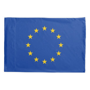 Housse D'oreillers Pavillon de l'Union européenne