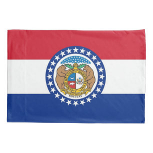 Housse D'oreillers Pavillon Patriotique simple oreiller du Missouri
