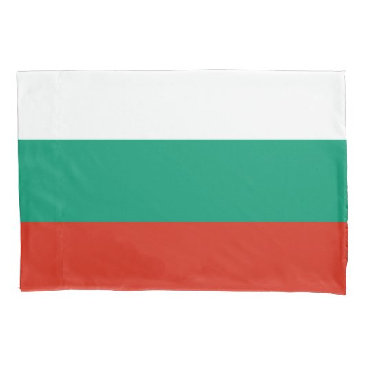 Housse D'oreillers Pavillon Patriotique Simple Pillowcase de Bulgarie (devant)