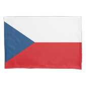 Housse D'oreillers Pavillon Patriotique Simple Pillowcase de Czechia (devant)