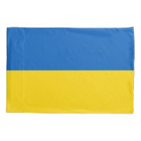 Pavillon Patriotique Simple Pillowcase de l'Ukrain