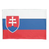Housse D'oreillers Pavillon Patriotique Simple Pillowcase de Slovaqui (devant)