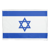 Housse D'oreillers Pavillon Patriotique Simple Pillowcase d'Israël (devant)