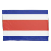 Housse D'oreillers Pavillon Patriotique Simple Pillowcase du Costa Ri (devant)