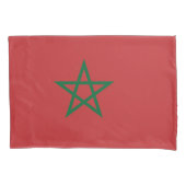Housse D'oreillers Pavillon Patriotique Simple Pillowcase du Maroc (devant)