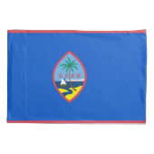 Housse D'oreillers Pavillon Patriotique Simple Pillowcase Guam (Dos)