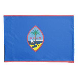 Housse D'oreillers Pavillon Patriotique Simple Pillowcase Guam