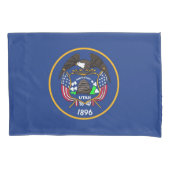 Housse D'oreillers Pavillon Patriotique Single Pillowcase de l'Utah (devant)