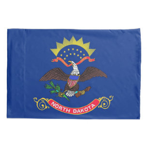 Housse D'oreillers Pavillon Patriotique Single Pillowcase du Dakota d