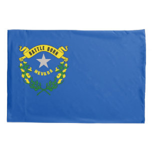 Housse D'oreillers Pavillon Patriotique Single Pillowcase du Nevada, 
