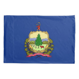Housse D'oreillers Pavillon Patriotique Single Pillowcase du Vermont