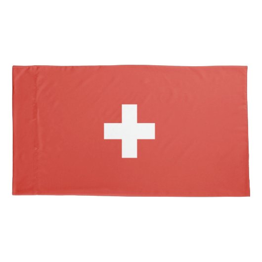 Housse D'oreillers pavillon suisse (Dos)