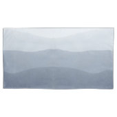 Housse D'oreillers Paysage Abstrait doux et gris (devant)