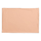 Housse D'oreillers Peach Fuzz Solid (Dos)