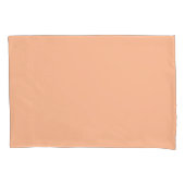 Housse D'oreillers Peach Fuzz Solid (devant-gauche)