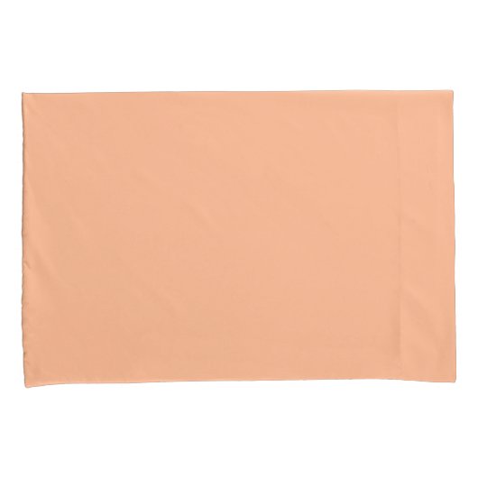 Housse D'oreillers Peach Fuzz Solid (devant-Droit)
