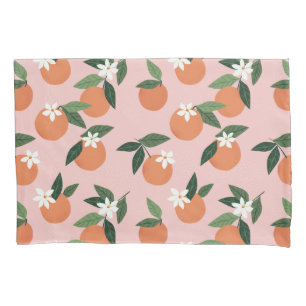 Housse D'oreillers Peach Orange Juice Motif