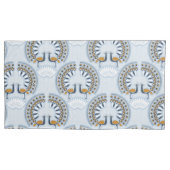 Housse D'oreillers Peacock Art déco rétro (devant-gauche)