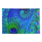 Housse D'oreillers Peacock Coussin Coque Pair (Dos-Droit)