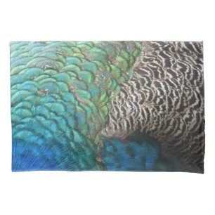 Housse D'oreillers Peacock Plumes I Colorful Abstrait Nature Design