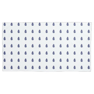 Housse D'oreillers Pear shaped Sapphire Blue