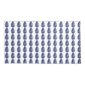 Housse D'oreillers Pear shaped Sapphire Blue (Dos-gauche)