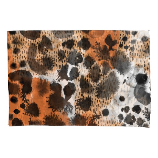 Housse D'oreillers Peau animale : motif léopard créatif. (devant)