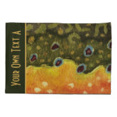 Housse D'oreillers Pêche à l'omble de fontaine (Dos-gauche)