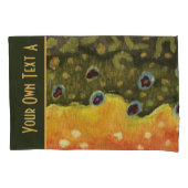 Housse D'oreillers Pêche à l'omble de fontaine (devant-gauche)