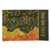 Housse D'oreillers Pêche à l'omble de fontaine (devant-Droit)