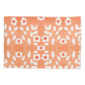 Housse D'oreillers Pêche Blanche Et Orange (Dos-gauche)