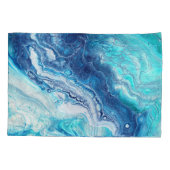 Housse D'oreillers Peinture acrylique, tons abstraits (Dos)