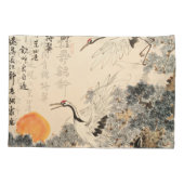 Housse D'oreillers Peinture asiatique traditionnelle : art classique. (Dos)
