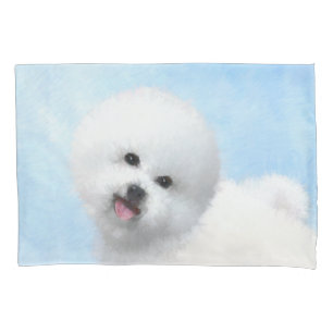 Housse D'oreillers Peinture de Bichon Frise - Cute Original Dog Art