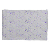 Housse D'oreillers Peinture violette (Dos)