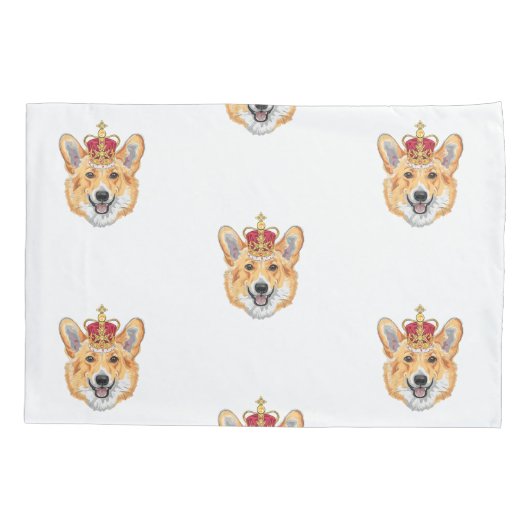 Housse D'oreillers Pembroke Welsh Corgi drôle (Dos)