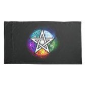 Housse D'oreillers pentagramme du Wiccan (Dos-gauche)