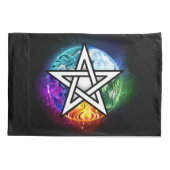 Housse D'oreillers pentagramme du Wiccan (Dos)