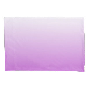 Housse D'oreillers Pente à deux tons ombre lilas violet