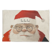 Housse D'oreillers Père Noël fatigué (Dos)