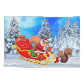 HOUSSE D'OREILLERS PÈRE NOËL PEU D'AIDE (Dos)