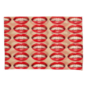 Housse D'oreillers Perfect Smile Femme Fatale Pop-art