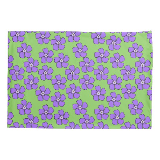 Housse D'oreillers Périwinkles (Dos)