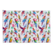 Housse D'oreillers Perroquets de style d'aquarelle (Dos-Droit)