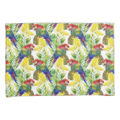 Housse D'oreillers Perroquets et fruit tropical (devant-Droit)